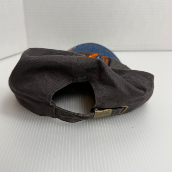 Vintage Walt Disney World Goofy Denim Brim Strapback Baseball Hat Embroidered - Picture 3 of 7